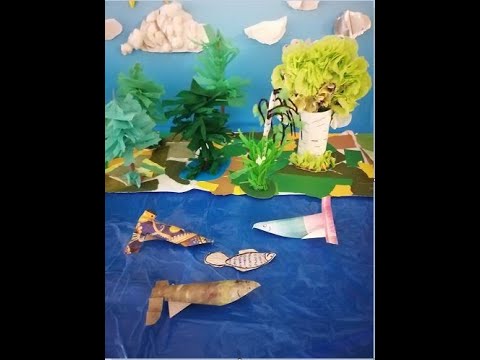 Видео: Поделка "Рыбка из фольги". Урок для 3 класса. Часть 2.