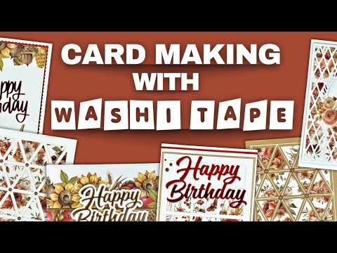 Видео: ИЗГОТОВЛЕНИЕ ОТКРЫТОК С ПОМОЩЬЮ ВАШИ-ЛЕНТ! 6 идей дизайна открыток с васи-лентой, КОТОРЫЕ ВАМ ПОН...