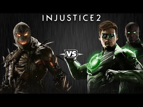 Видео: Injustice 2 - Пугало против Зелёных Фонарей - Intros & Clashes (rus)