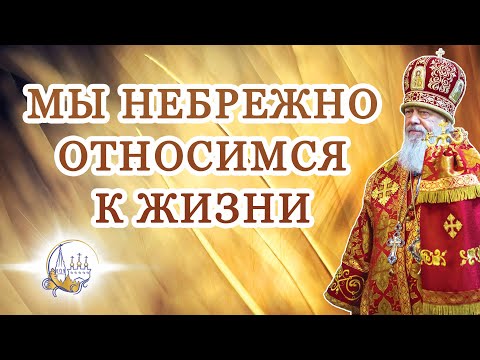 Видео: Мы небрежно относимся к жизни