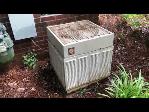 Видео: Старый кондиционер Trane все еще работает спустя 34 года