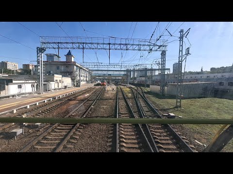 Видео: Прибытие на станцию Ростов-Главный на ЭП1М.