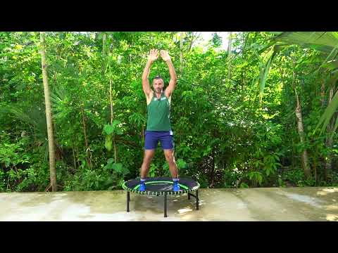 Видео: 5–18 минут для начинающих и пожилых людей. Лёгкие прыжки. Сентябрь 2022 г., 120 ударов в минуту.