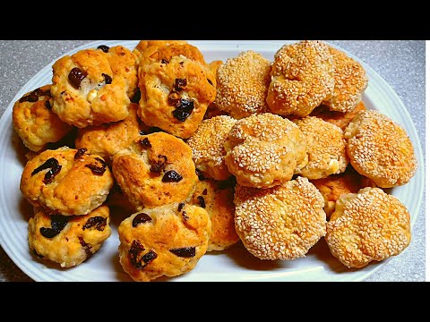 Видео: Курупитакья или соленые печенья с фетой, маслинами и вялеными помидорами / Греческая кухня /