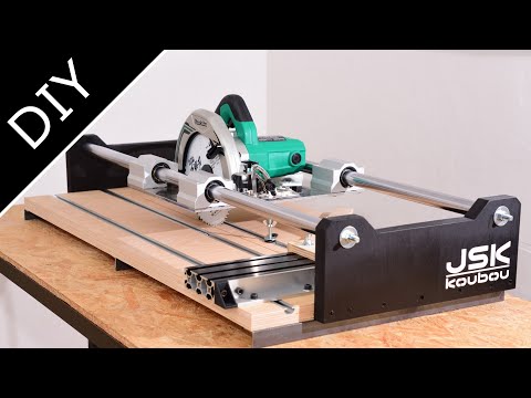 Видео: Изготовление направляющей для циркулярной пилы 2-в-1 (Easy Panel Saw)