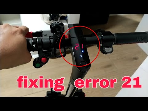 Видео: как исправить ошибку 21 XIAOmi m365