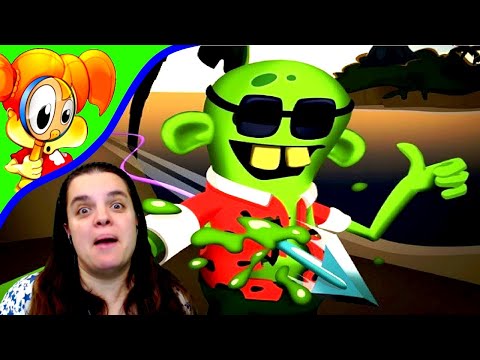 Видео: Болтушку ждет Большой Сюрприз! Игра Zombie Catchers!