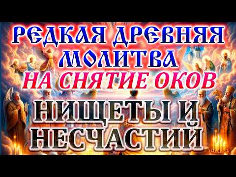 Видео: СНИМАЕМ ОКОВЫ НИЩЕТЫ И НЕСЧАСТИЙ! Древняя сильная молитва-отчитка