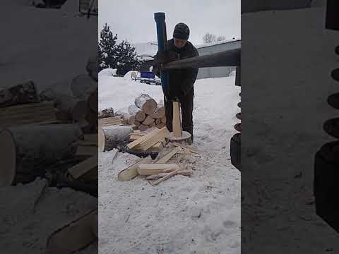 Видео: Дровокол пружинный