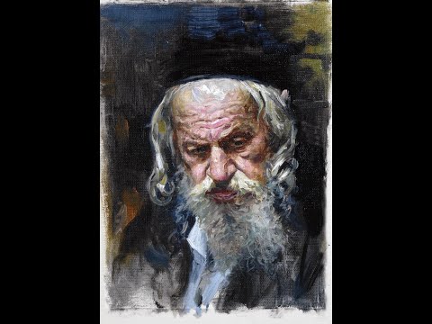 Видео: Урок живописи. 2-х часовой этюд головы старого еврея.