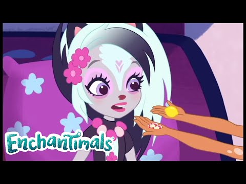 Видео: Энчантималс заботятся о шалфейном скунсе! 💜 @EnchantimalsRussia 💜 | 0+