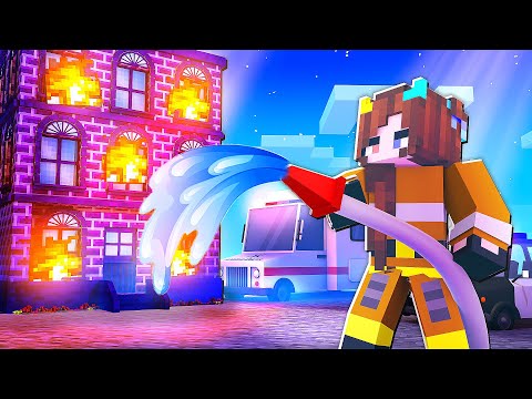 Видео: 💚 Майнкрафт, но я работаю пожарником! Жизнь Вредины