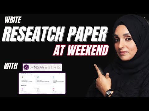 Видео: Напишите полноценную исследовательскую работу всего за 2 дня, используя ЭТОТ инструмент ИИ | Бесп...