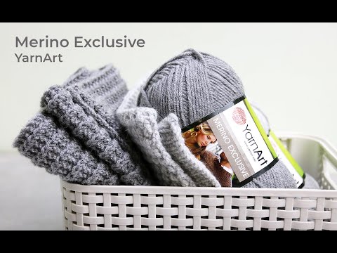 Видео: Полушерсть. Пряжа Merino Exclusive YarnArt