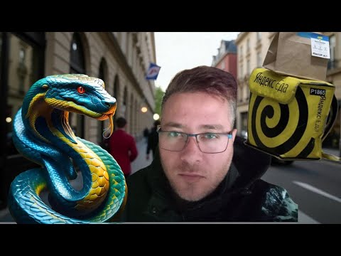 Видео: Встретили змею 3100 рублей бонус от Яндекс еда отличный заработок #курьер #яндекстакси #еда