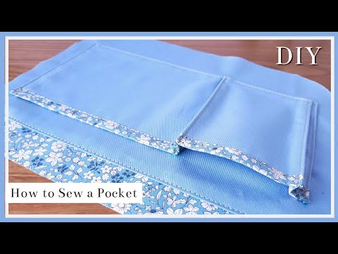 Видео: Как сшить карман/How to Sew a Tucked Pocket/Free Pattern