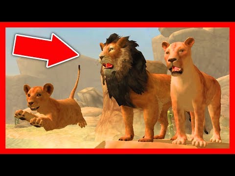 Видео: СИМУЛЯТОР ЛЬВА Спасаемся в Джунглях от ГиенЫ