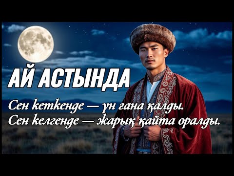 Видео: Ай астында — үнсіздік те сөйлейді  Kazakh ballad that feels like a movie scene