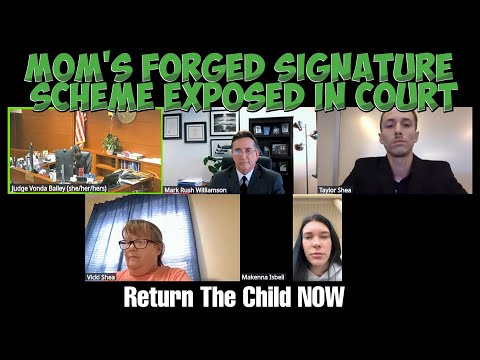 Видео: Верните ребёнка СЕЙЧАС — схема подделки подписей матери раскрыта в суде