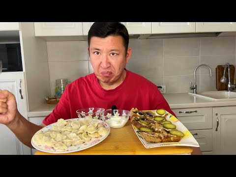 Видео: МУКБАНГ ДОМАШНИЕ ПЕЛЬМЕНИ БУТЕРБРОДЫ СО ШПРОТАМИ 😍🤤 Mukbang не асмр  #мукбанг #пельмени 