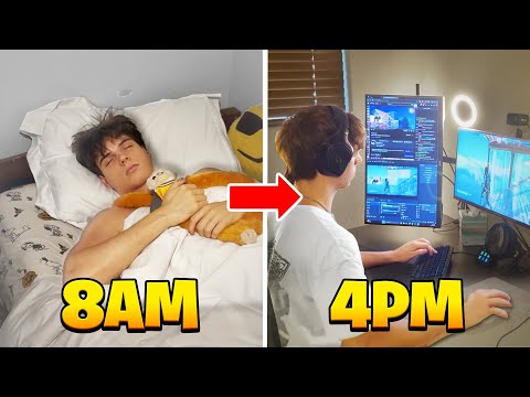 Видео: День из жизни стримера Fortnite