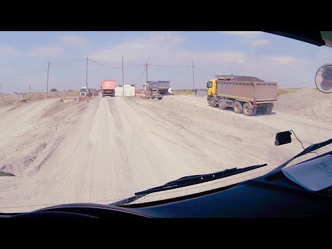 Видео: Адская пыль/ Щебеночный карьер/ Первая ночная выгрузка