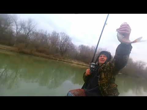 Видео: Река кубань, ловим американского сома в декабре!!!