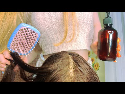 Видео: ASMR Спа салон *массаж* головы✨🌸🧖‍♀️(расческа, шампуньки) Asmr SPA MASSAGE HEAD