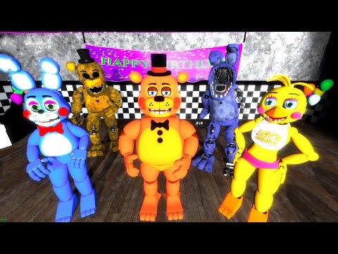 Видео: БИТВА ЗА ПИЦЦЕРИЮ ФНАФ 2 - АНИМАТРОНИКИ || Garry's Mod FNAF