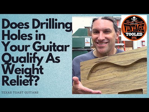 Видео: Можно ли считать сверление отверстий в гитаре способом облегчения веса?