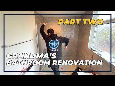 Видео: Завершаем ремонт ванной комнаты бабушки! (Финальное открытие)