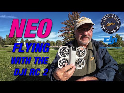 Видео: Управление DJI Neo с помощью контроллера DJI RC 2