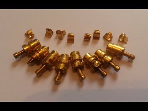 Видео: Золото с жёлтых контактов с переключателей ПР2-10