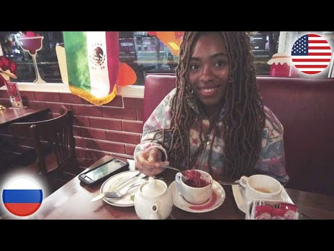 Видео: Американка пробует РУССКУЮ ЕДУ в ПЕРВЫЙ РАЗ в жизни. Её РЕАКЦИЯ вас УДИВИТ! Свидание с Американкой🇺🇸