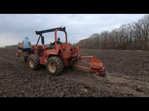 Видео: Укладка кабеля кабелеукладчиком.  ВОЛС