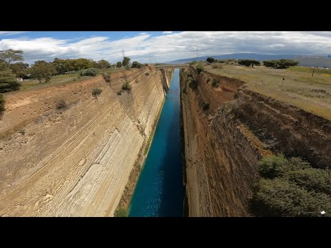 Видео: Открываю летний сезон и еду через Коринфский Канал в Афины / Обзор кемпинга и отеля в Греции