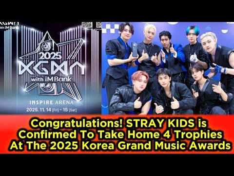 Видео: Поздравляем! Straykids подтвердили получение четырёх наград на церемонии Korea Grand Music Awards...
