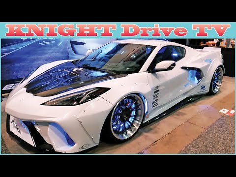 Видео: Все Chevrolet Corvette C8 на SEMA 2021 | TJ Hunt Streethunter