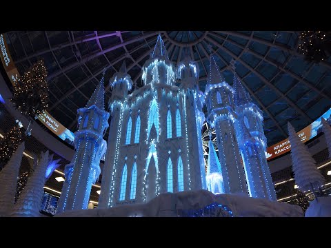 Видео: Новогодняя сказка "Волшебное озеро" в ТЦ "Dana Mall" (Минск) / С наступающим новым 2024 годом!