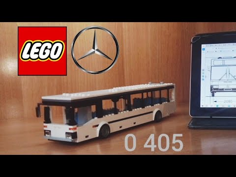 Видео: Собираю из LEGO Mercedes benz 0 405 #Lego #ютубер18 #LEGO #8wide