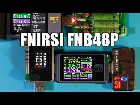 Видео: Тестер FNIRSI FNB48P вольтметр амперметр обнаружение заряда измерение пульсации