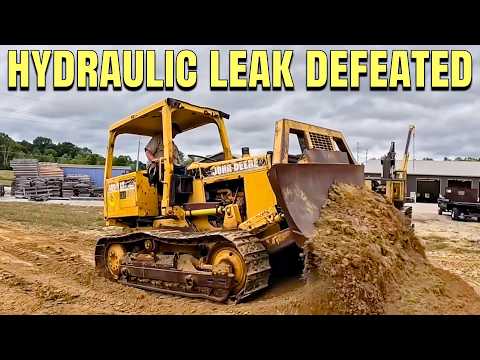 Видео: Почему протекает гидравлика бульдозера и как это исправить