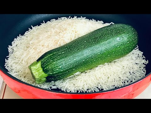 Видео: Кабачки вкуснее мяса | Рисовый плов с цукини | Включить субтитры ⚙🌏
