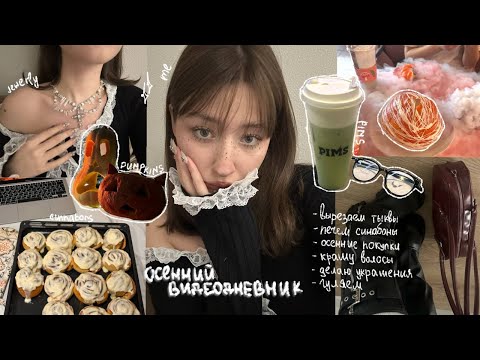 Видео: 🍂 ⋆ ໋⋄ ₊ ⋆ осенний видеодневник: делаем синнабоны, вырезаем тыквы, много гуляем