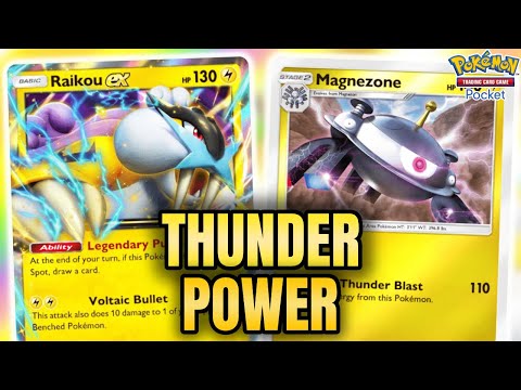 Видео: Райкоу Экс и Магнезон — потрясающее сочетание! | Pokemon TCG Pocket