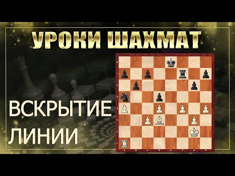 Видео: Вскрытие линии - стратегический приём в шахматах.