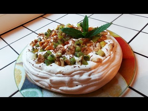 Видео: Торт "Павлова".  Как сделать так, чтоб все получилось.