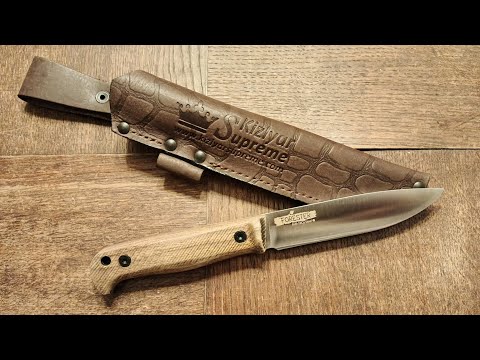 Видео: Нож "Forester" (Kizlyar Supreme). Лесник с линзой