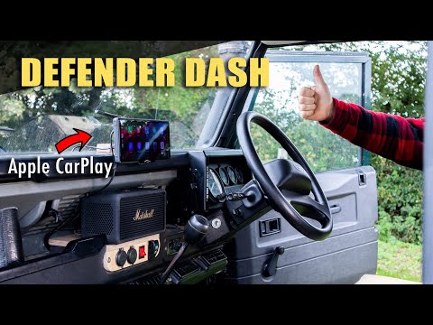 Видео: Обновление классической приборной панели Defender с помощью Apple CarPlay!