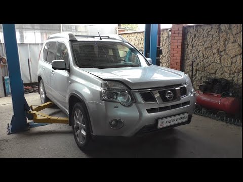 Видео: Замена подушки ДВС со стороны ГРМ на Ниссан Х трейл 2014 года Nissan X TRAIL